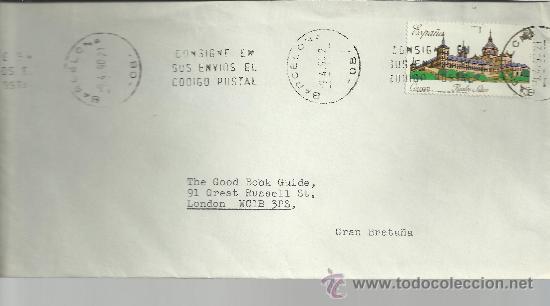 Sellos: BARCELONA CC CON SELLO MONASTERIO DE EL ESCORIAL - Foto 1