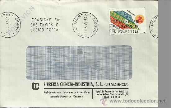 Sellos: MADRID CC SELLO CODIGO POSTAL 1987 - Foto 1
