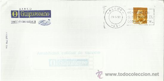 Sellos: ALCOY ALICANTE CC CON MAR RODILLO 1992 - Foto 1
