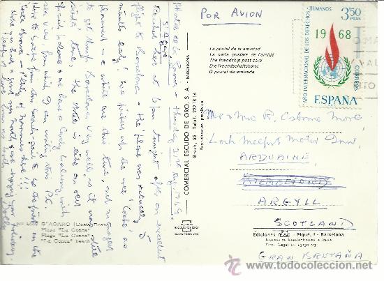 Sellos: TP CON SELLO A&Ntilde;O DE LOS DERECHOS HUMANOS 1968 - Foto 1