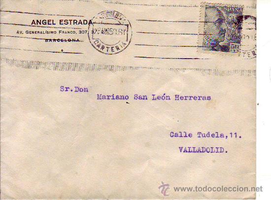 Sellos: circulado - barcelona - valladolid - Foto 1