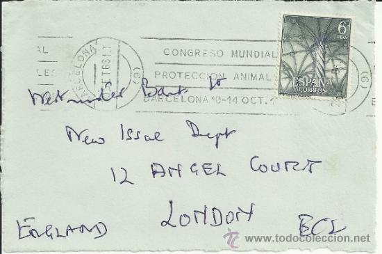 Sellos: BARCELONA FRONTAL CON SELLO LONJA DE VALENCIA - Foto 1