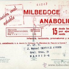 Sellos: FRANQUEO MECÁNICO / TARJETA POSTAL 1962 - BARCELONA PUERTO - SOBERANAS 202 - MEDICINA NAVAL -FOTO AD