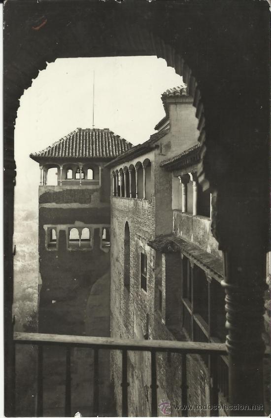 Sellos: GRANADA TP CON MATASELLOS HEXAGONAL CORREO AEREO 1956 - Foto 2