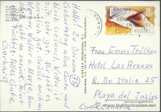 Sellos: BALEARES TP CPN ATM MANO Y CARTA - Foto 1