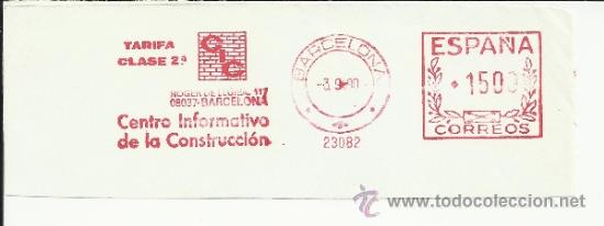 Sellos: FRANQUEO MECANICO BARCELONA CENTRO INFORMATIVO DE LA CONSTRUCCION - Foto 1
