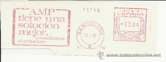 Sellos: FRANQUEO MECANICO BARCELONA AMP - Foto 1