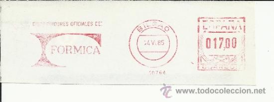 Sellos: FRANQUEO MECANICO BILBAO FORMICA - Foto 1