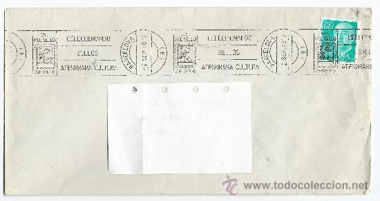 Briefmarken: SOBRE CIRCULADO -DIA DEL SELLO 1976-MATASELLOS DE RODILLO