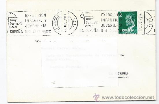 Briefmarken: SOBRE CIRCULADO -EXPO.INFANTIL Y JUVENIL EXPO 79-MATASELLOS DE RODILLO