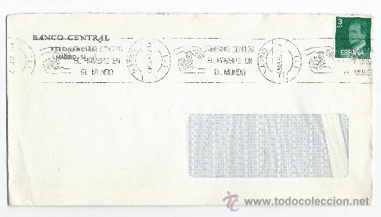 Briefmarken: SOBRE CIRCULADO-CAMPA&Ntilde;A CONTRA EL HAMBRE EN EL MUNDO-MATASELLOS DE RODILLO