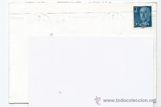 Briefmarken: SOBRE CIRCULADO-JORNADAS NAC. DE MARKETING EN LA PESCA -MATASELLOS DE RODILLO