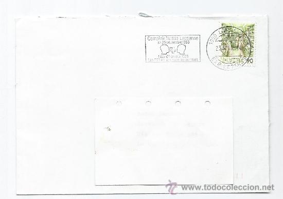 Briefmarken: SOBRE CIRCULADO-COMPTOIR SUISSE-LAUSANNE-MATASELLADO