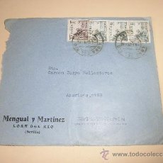 Sellos: SOBRE CIRCULADO MENGUAL Y MARTINEZ LORA DEL RIO (SEVILLA)ESPINARDO (MURCIA)