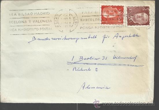 Sellos: BILBAO CC A BERLIN SELLOS FRANCO - Foto 1
