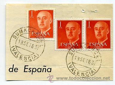Sellos: frag. matasellos 1963 - sumacarcel / valencia - Foto 1