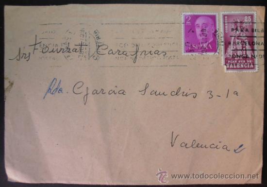 Briefmarken: (46) SOBRE CON SELLO, REAL PARROQUIA DE SAN MARTIN , OB, VALENCIA, CONSERVACION: