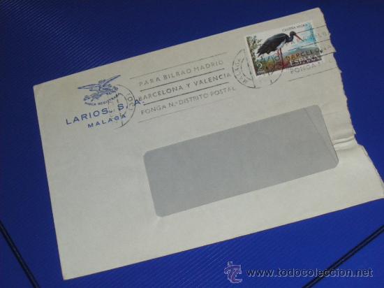 Sellos: LARIOS S.A. MALAGA. MATASELLOS DE RODILLO. - Foto 1