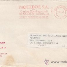 Sellos: FRANQUEO MECANICO 18018 MADRID, COLABORADORA, DISTRIBUIDORA JURIDICA ESPAÑOLA, S.A.. Lote 38011184