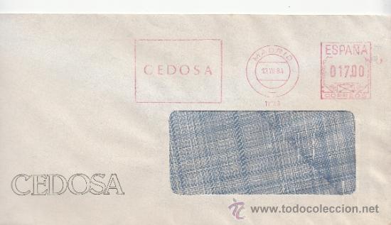Sellos: franqueo mecanico 17149 madrid, cedosa, - Foto 1