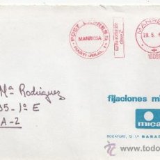Sellos: FRANQUEO MECANICO 16088 MANRESA (BARCELONA), COLABORADORA, FIJACIONES MICA, S.A., . Lote 38026950