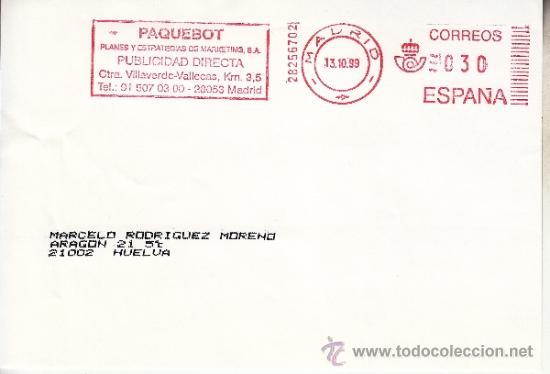 Sellos: franqueo mecanico ,28256702 madrid, colaboradora, - Foto 1