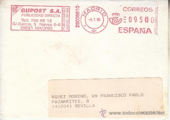 Sellos: franqueo mecanico ,28009810 madrid, colaboradora, - Foto 1