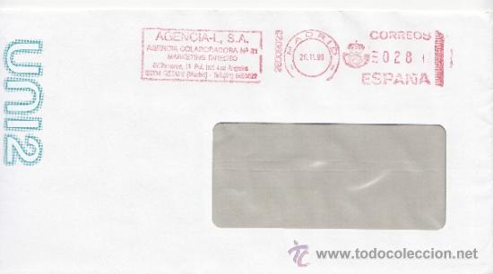 Sellos: franqueo mecanico ,28009023 madrid, colaboradora, uni2, - Foto 1