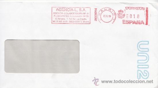 Sellos: franqueo mecanico ,28009014 madrid, colaboradora, uni2, - Foto 1