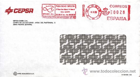 Sellos: franqueo mecanico ,28008923 madrid, colaboradora, cepsa, - Foto 1