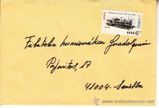 Sellos: etiqueta atms n&ordm; 4506 c.2. 45, - Foto 1