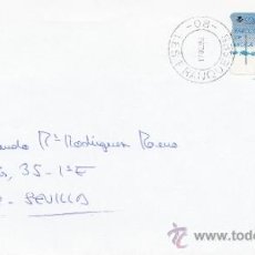 Sellos: ETIQUETA ATMS Nº 2062 C.2. 13 LES FRANQUESES -08- (BARCELONA), MATº RODILLO