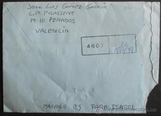 Sellos: (1130)SOBRE CON SELLO,DE VALENCIA A VALENCIA, - Foto 2