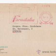 Sellos: FRANQUEO MECANICO 1892 BARCELONA (9), FARMITALIA. Lote 38727084