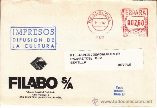 Sellos: franqueo mecanico 15120 barcelona, - Foto 1