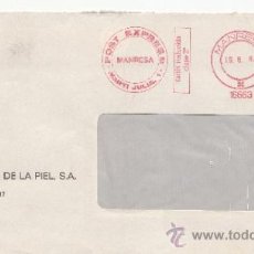 Sellos: FRANQUEO MECANICO 16663 MANRESA (BARCELONA), COLABORADORA, MANUFACTURAS DE LA PIEL, S.A.. Lote 38759468