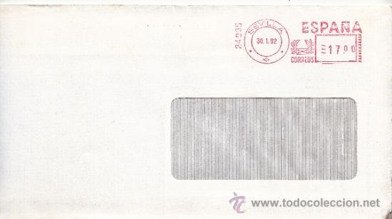 Sellos: franqueo mecanico 24935 sevilla, correos, - Foto 1