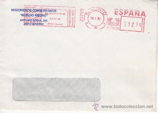 Sellos: franqueo mecanico 23789 madrid, colaboradora, - Foto 1