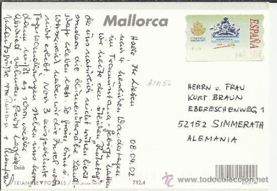 Sellos: CC CON ATM ALEJANDRO MON EN POSTAL MALLORCA - Foto 1