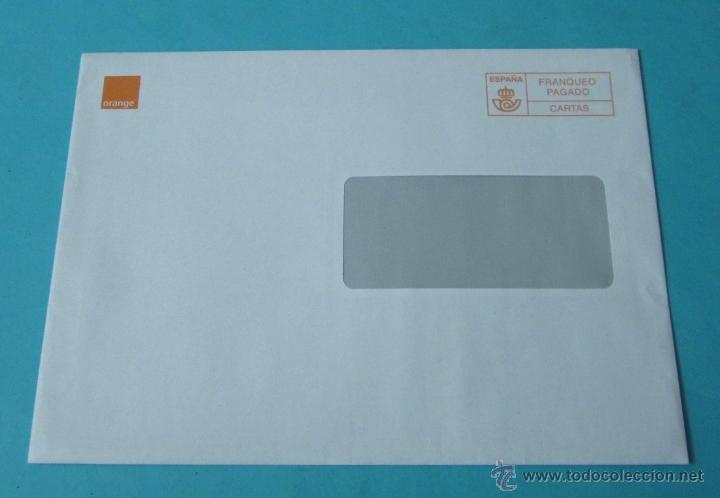 Sellos: SOBRE FRANQUEO PAGADO. ORANGE - Foto 1