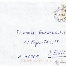 Sellos: ETIQUETA ATMS Nº 3524 EURO C.2. 67, MATº RODILLO VILLAGARCIA DE AROUSA (PONTEVEDRA), PAQUETE AZUL PA. Lote 40324355