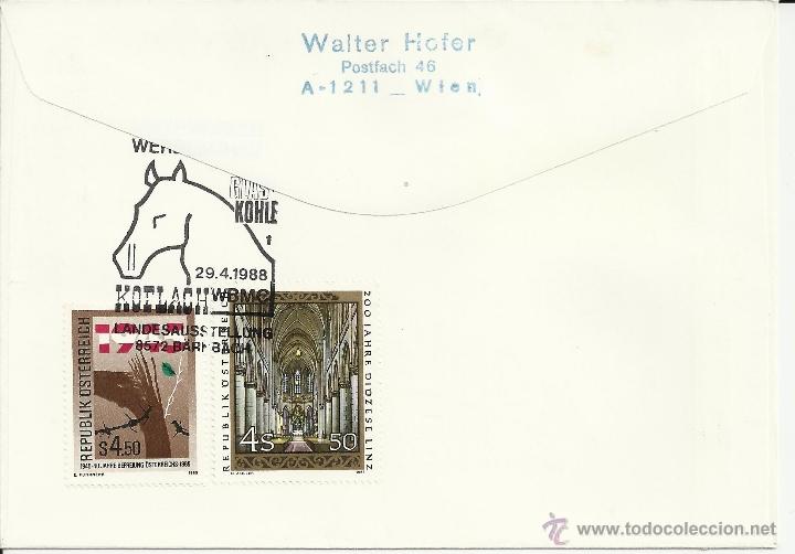 Sellos: AUSTRIA CC CERTIFICADA EXPOSICION DE STYRIA VIDRIO ARTE - Foto 2