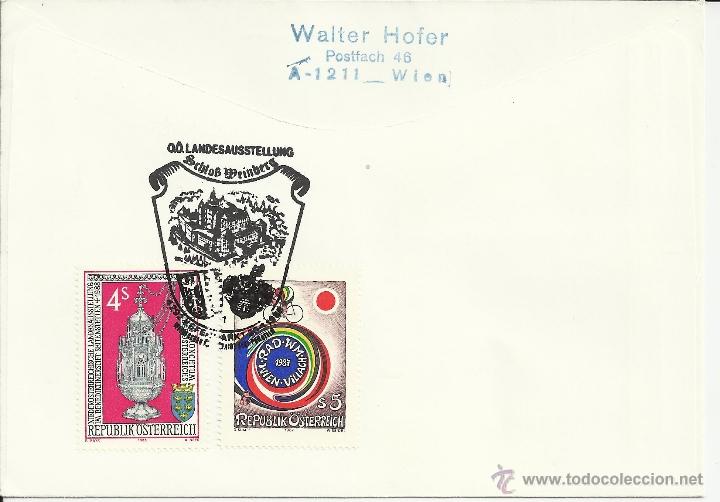 Sellos: AUSTRIA CC CERTIFICADA EXPOSICION ALTA AUSTRIA CASTILLO DE WEINBERG - Foto 2