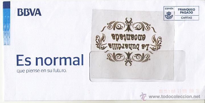 Sellos: SOBRE DE CORREOS - USADO - BBVA - Foto 1