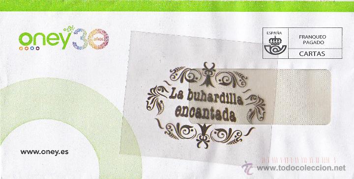 Sellos: SOBRE DE CORREOS - USADO - ONEY 30 A&Ntilde;OS - Foto 1