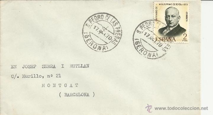 Sellos: CC CON MAT SAN PEDRO DE LAS PRESAS LAS PRESES GERONA - Foto 1