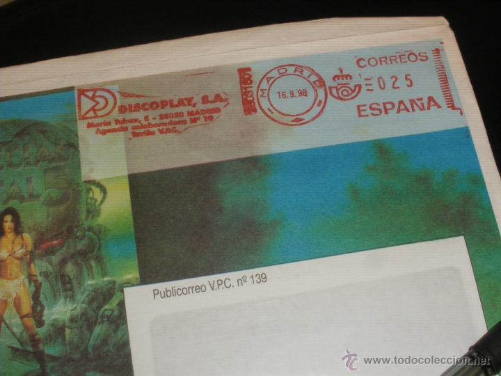 Sellos: FRANQUEO MECANICO, DISCOPLAY TARIFA VRC . MADRID 1998. - Foto 1