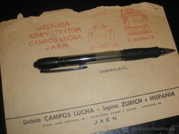 Sellos: FRANQUEO MECANICO, GESTORIA CAMPOS LUCHA, JAEN 1970. - Foto 1