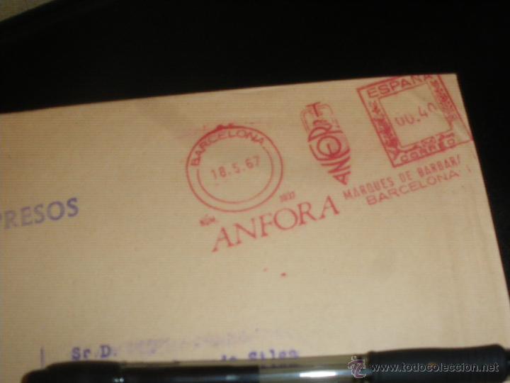 Sellos: FRANQUEO MECANICO, ANFORA. BARCELONA 1967. - Foto 1