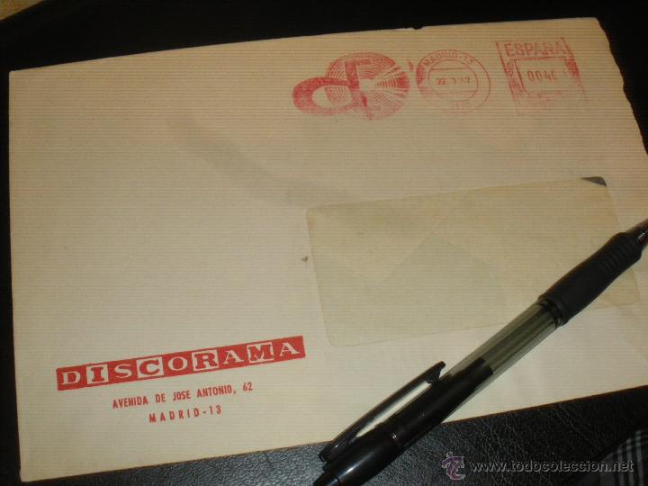 Sellos: FRANQUEO MECANICO, DISCORAMA. MADRID 13, 1967. - Foto 2